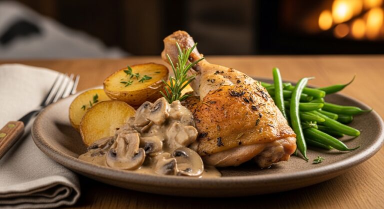 Alpine Chicken Plate: A Hearty Mountain Dish with Alpine Flair