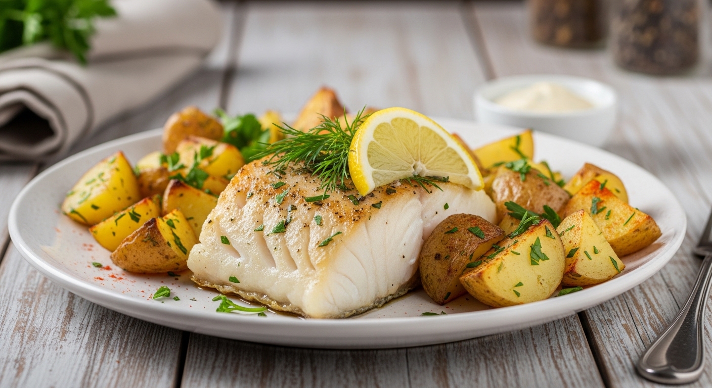 Baked Cod with Potatoes: A Simple, Flavorful One-Pan Wonder