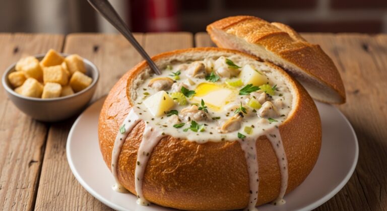 Clam Chowder Bread Bowl: A Hearty, Hands-On Comfort Meal You’ll Crave