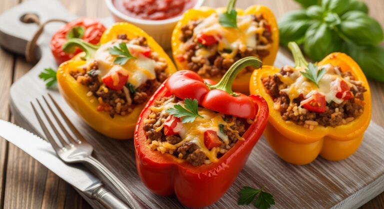 Stuffed Bell Peppers: A Flavorful, Healthy, and Satisfying Meal in One