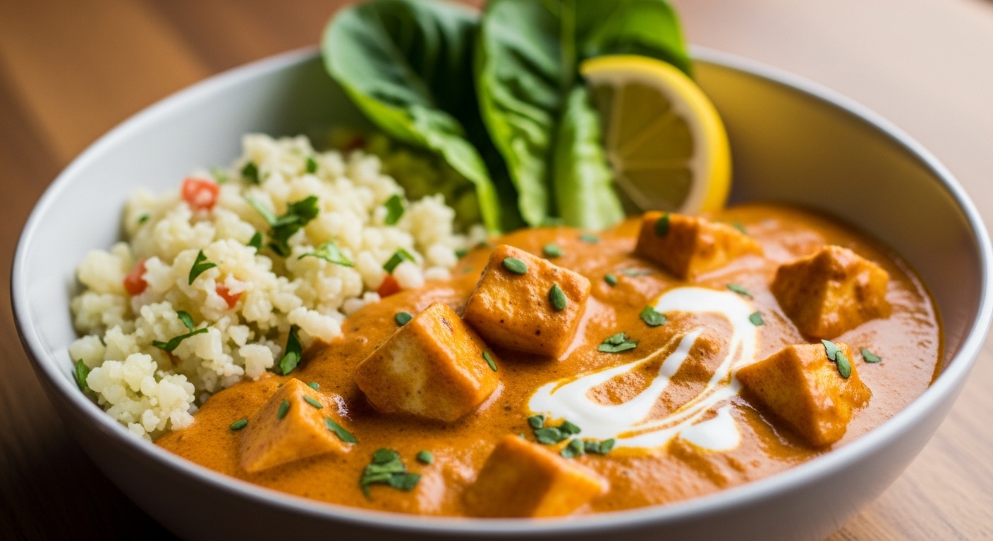 Keto Butter Paneer Bowl: A Creamy, Low-Carb Indulgence