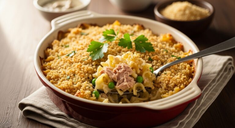 Tuna Noodle Casserole: The Ultimate Comfort Food Classic You’ll Want to Make Tonight