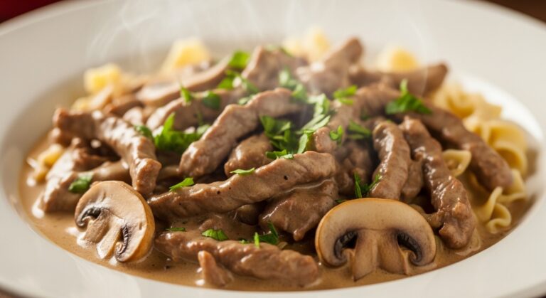 Beef Stroganoff: Creamy, Comforting, and Irresistibly Delicious