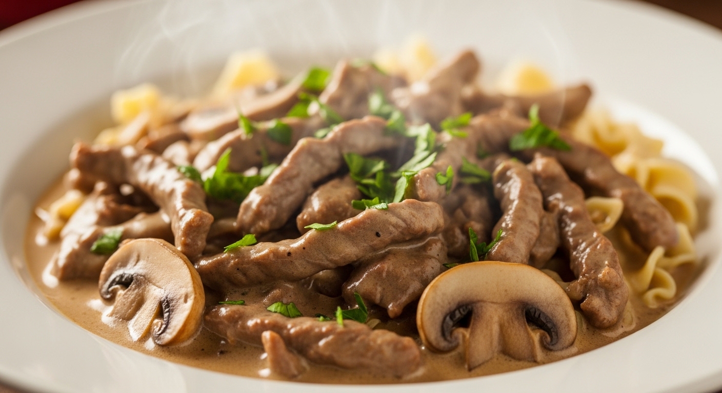 Beef Stroganoff: Creamy, Comforting, and Irresistibly Delicious