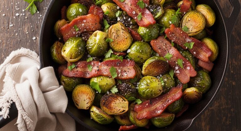 Brussels Sprout Bacon Plate: A Savory, Smoky Delight You’ll Crave Again