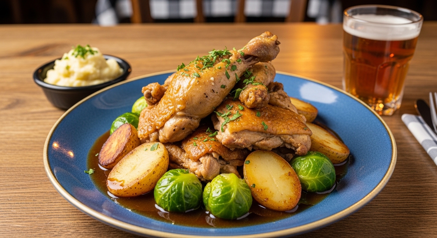 Flemish Chicken Plate: A Rich, Savory Delight from Belgium
