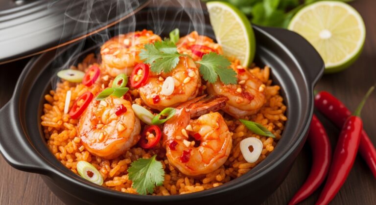 Garlic Chili Shrimp Rice: A Fiery, Flavor-Packed One-Pot Sensation