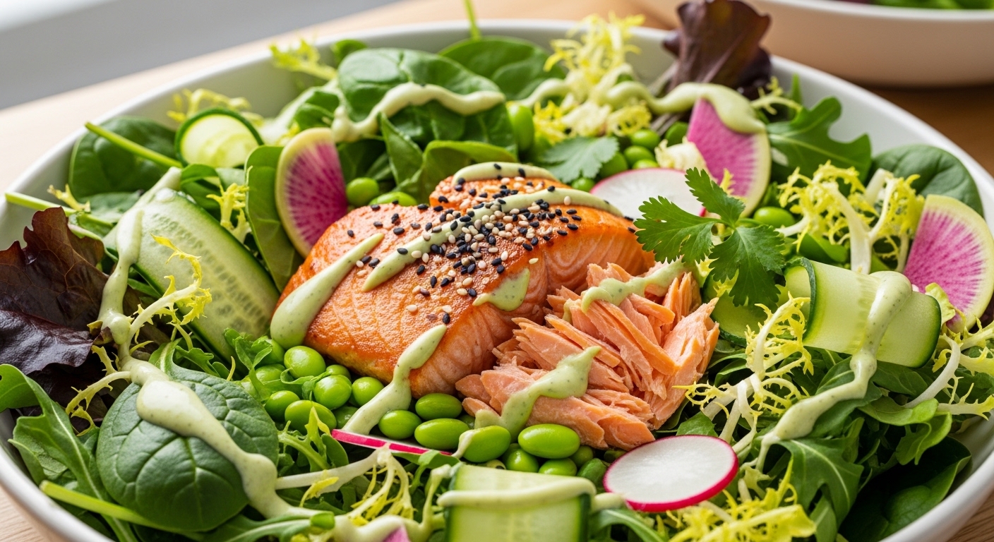 Keto Wasabi Salmon Salad: A Bold, Flavor-Packed Low-Carb Delight
