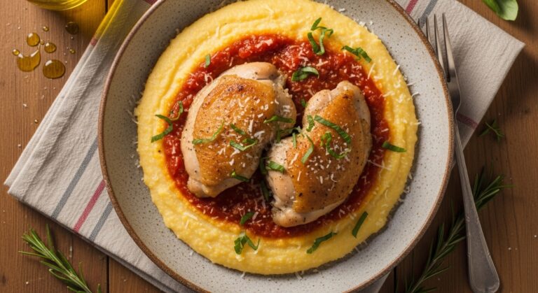 Chicken Polenta Dinner: A Comforting Italian-American Classic