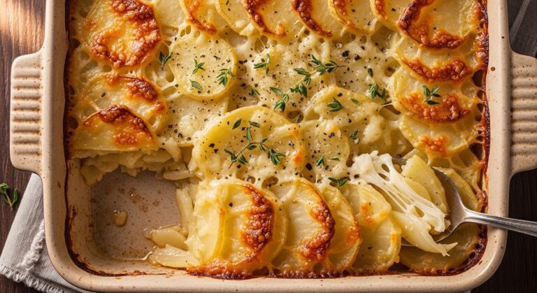 Savoy Potato Gratin: Creamy, Cheesy Perfection with a Flavorful Twist