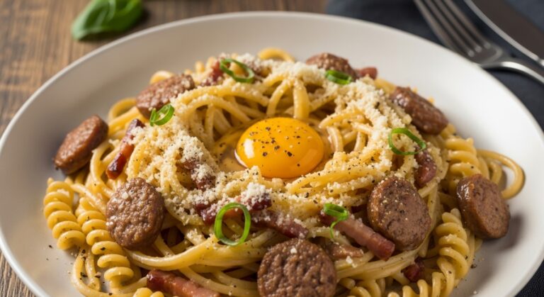 Sausage Carbonara: A Creamy, Savory Italian Classic with a Twist