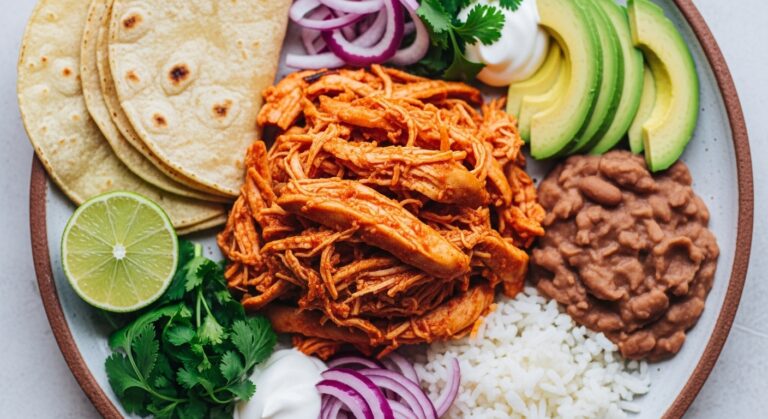 Chicken Tinga Plate: A Smoky, Spicy Mexican Fiesta in Every Bite