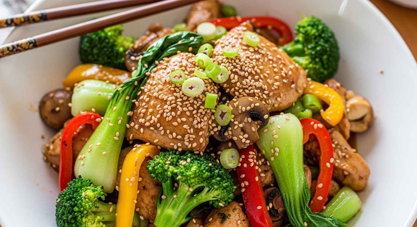 Keto Sesame Chicken Stir Fry: A Low-Carb, High-Flavor Dish You’ll Crave