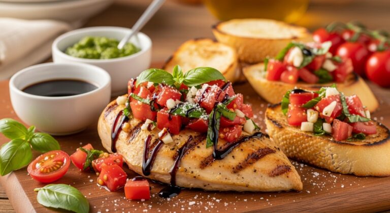Bruschetta Chicken Dinner: A Mediterranean-Inspired Comfort Meal You’ll Crave