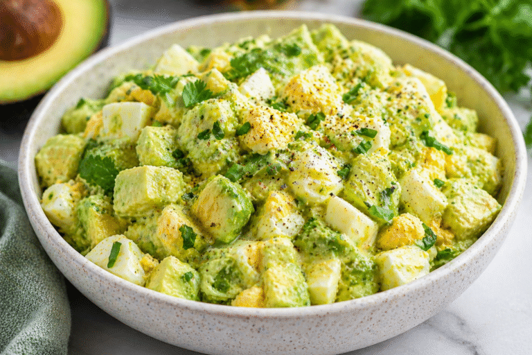 Keto Avocado Egg Salad: A Creamy, Low-Carb Delight That Satisfies Every Craving