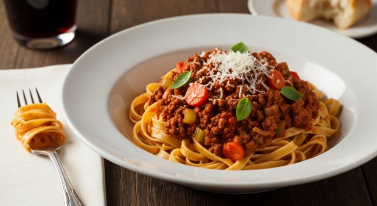 Bologna Meat Sauce Pasta: A Hearty Italian Classic with Rich, Savory Flavor