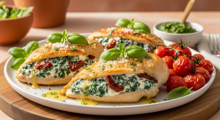 Florentine Spinach Chicken: A Mediterranean Delight with Italian Flair