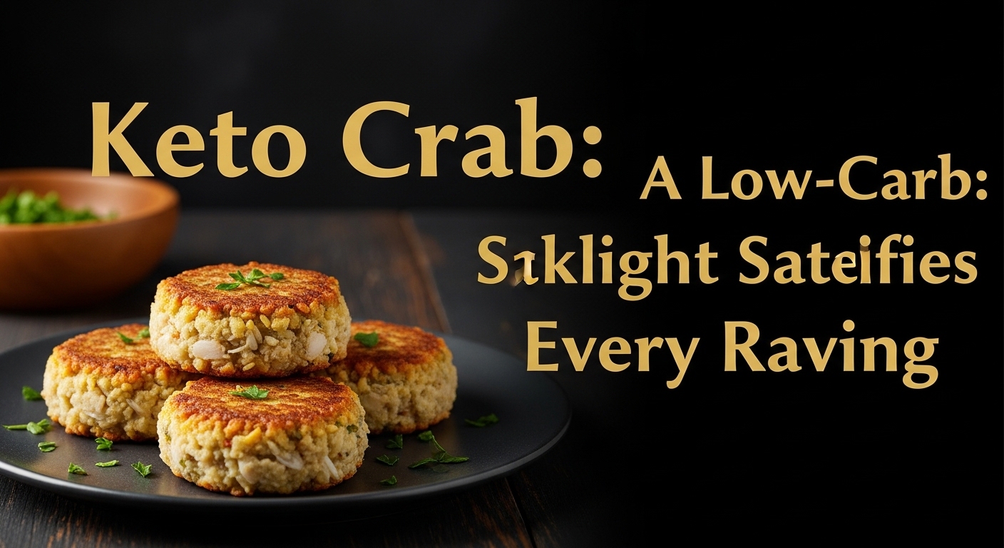 Keto Crab Cakes: A Low-Carb Delight That Satisfies Every Craving