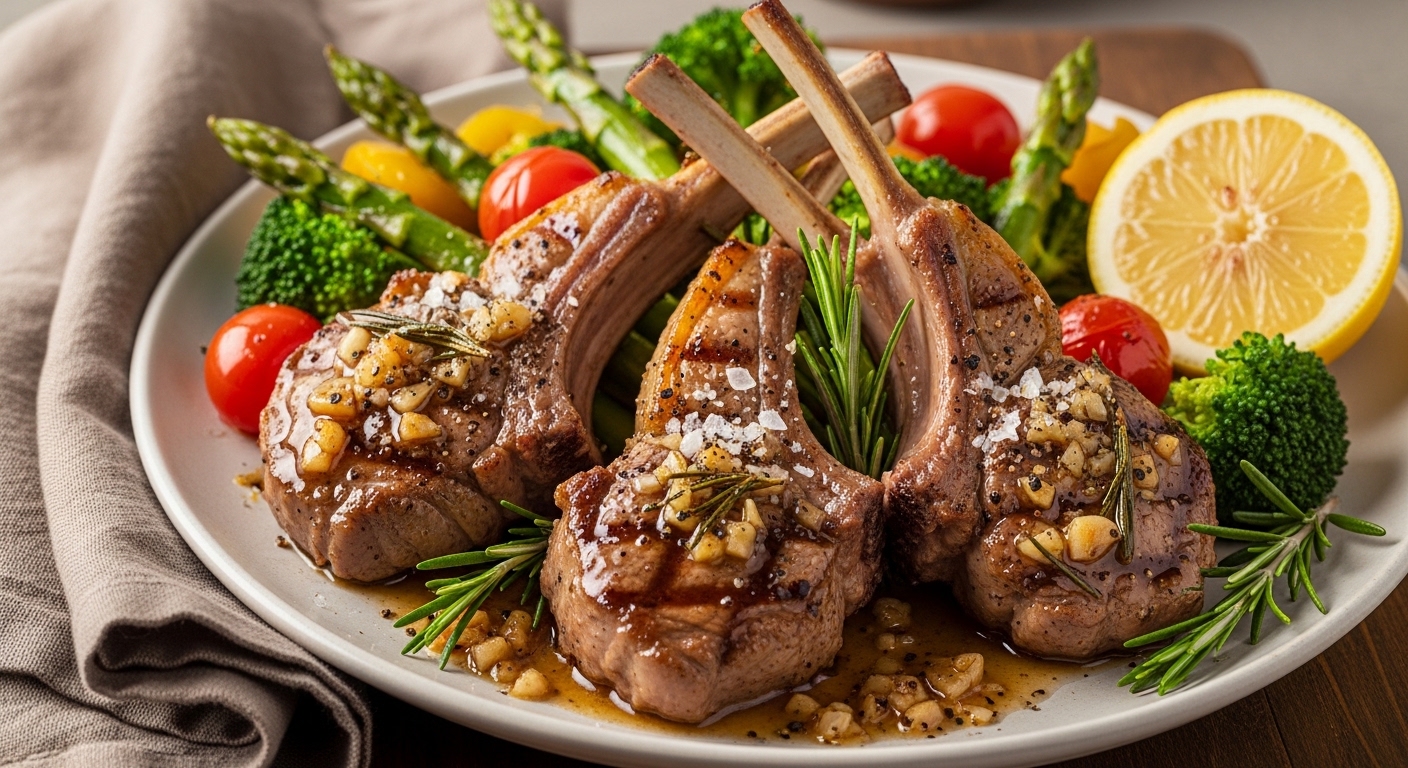 Keto Garlic Rosemary Lamb Chops: A Flavor-Packed Low-Carb Delight
