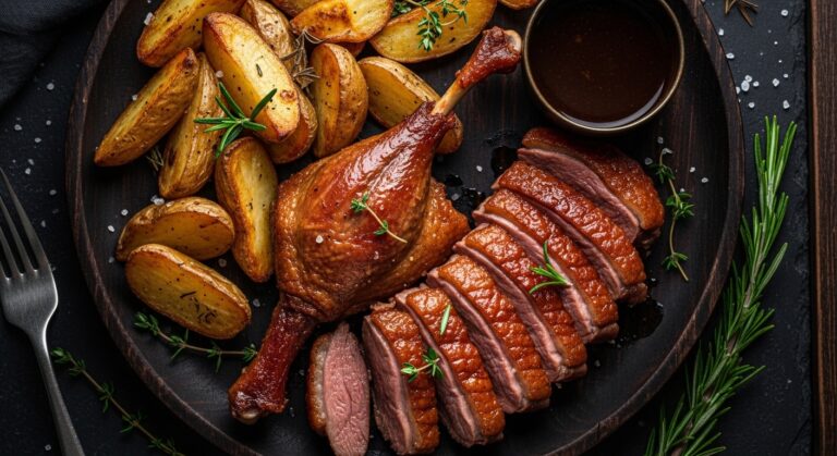 Roast Duck Potato Plate: A Rich, Savory Delight with Deep Flavor