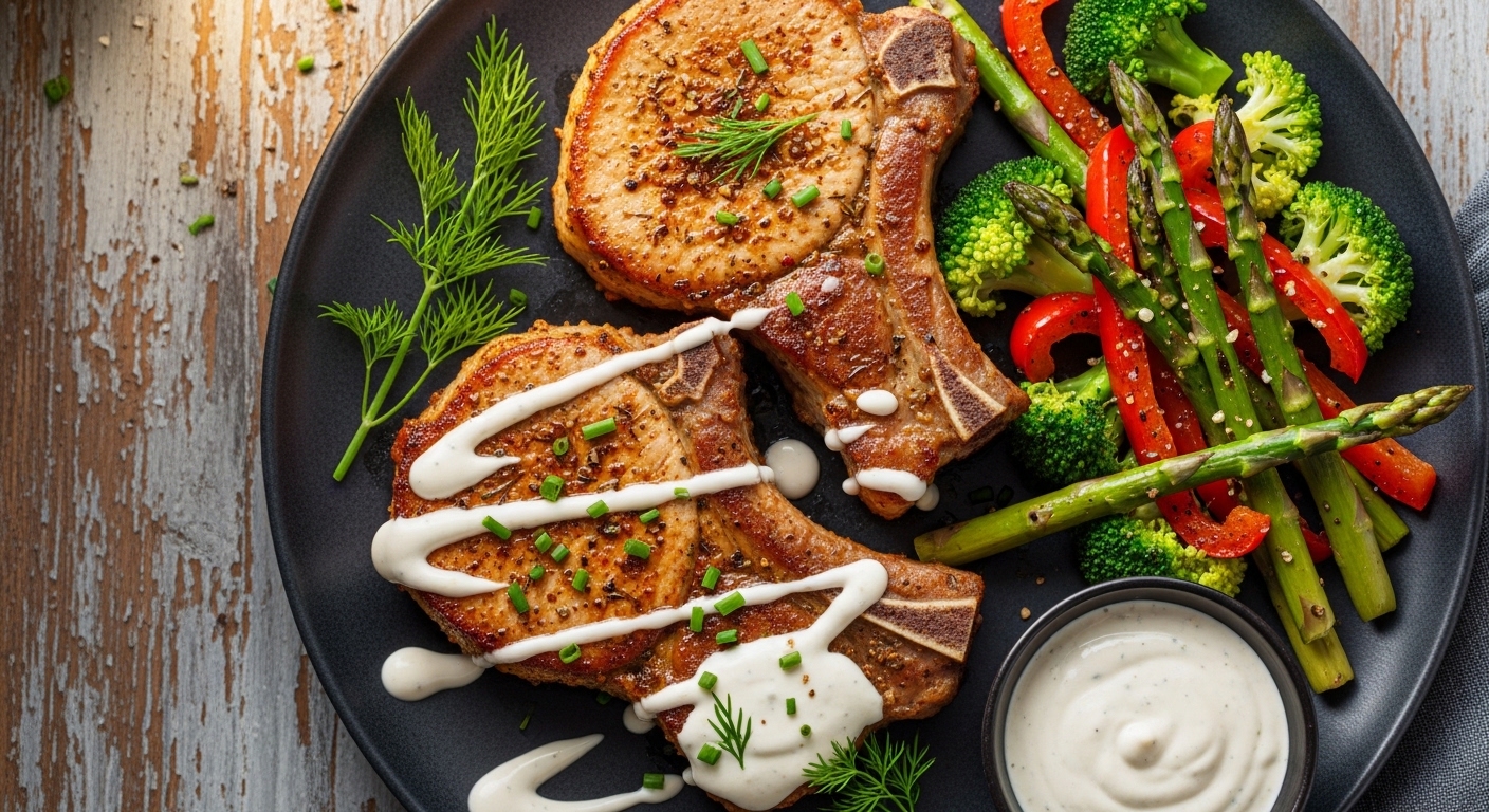 Keto Ranch Pork Chops: A Flavorful Low-Carb Delight