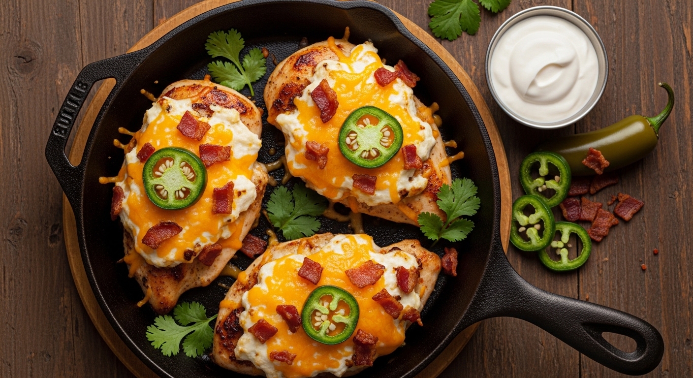 Keto Jalapeno Popper Chicken – A Fiery, Low-Carb Comfort Dish