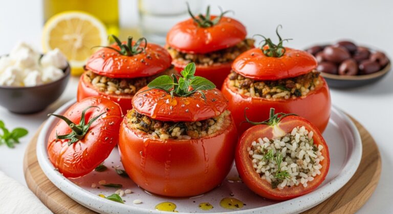 Greek Stuffed Tomatoes: A Fresh, Flavorful Mediterranean Dish You’ll Love