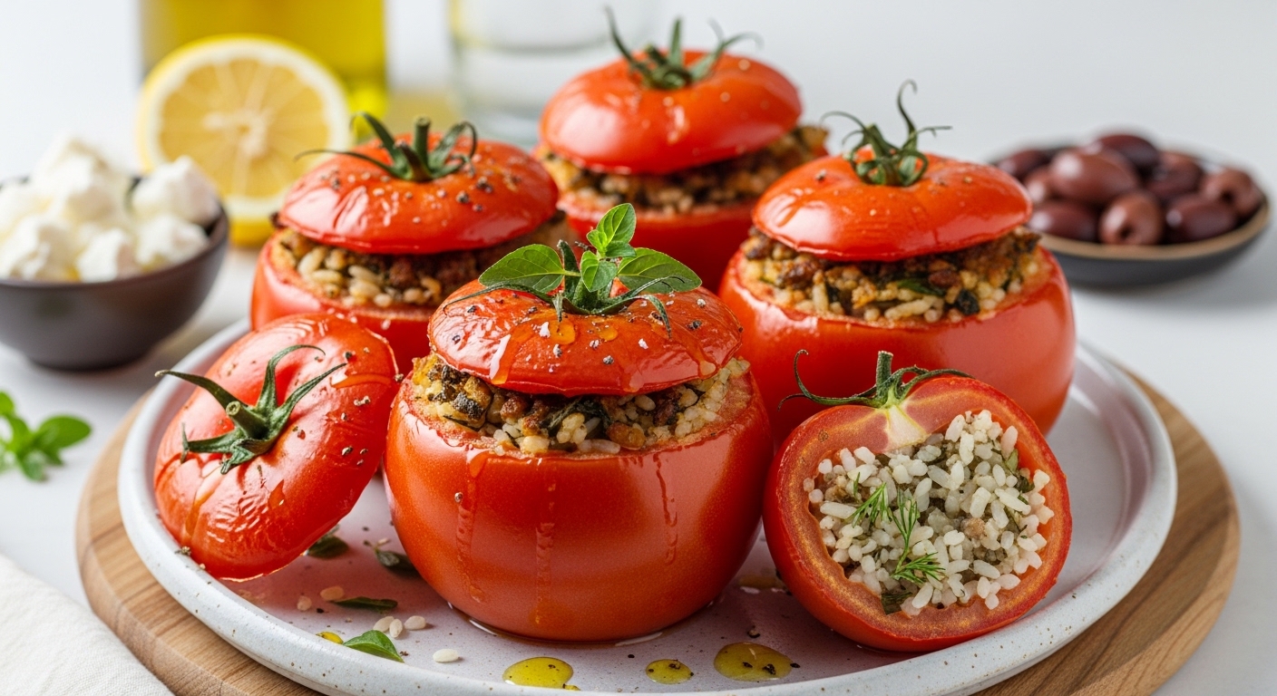 Greek Stuffed Tomatoes: A Fresh, Flavorful Mediterranean Dish You’ll Love