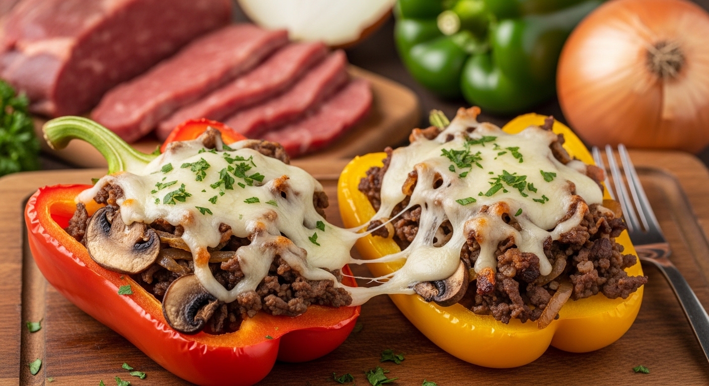 Keto Cheesesteak Stuffed Peppers: A Low-Carb Twist on a Philly Classic