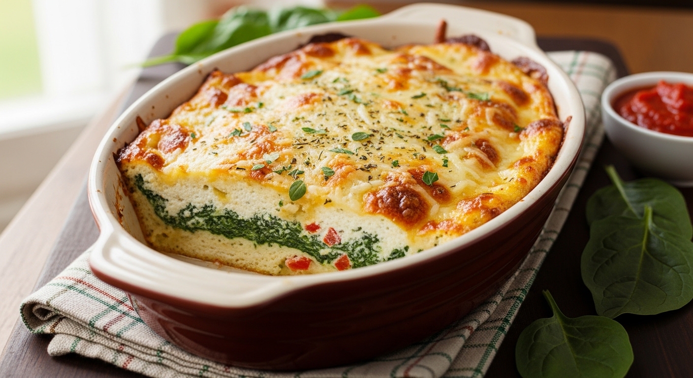 Keto Spinach Ricotta Bake: A Creamy, Low-Carb Comfort Dish
