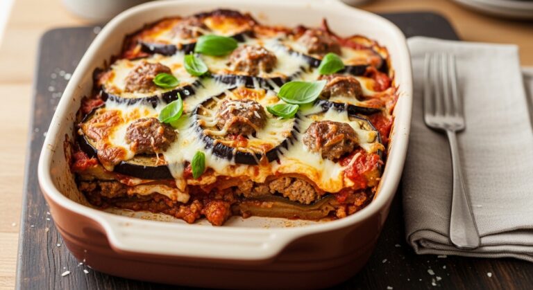 Keto Sausage Eggplant Bake: A Flavorful, Low-Carb Comfort Dish