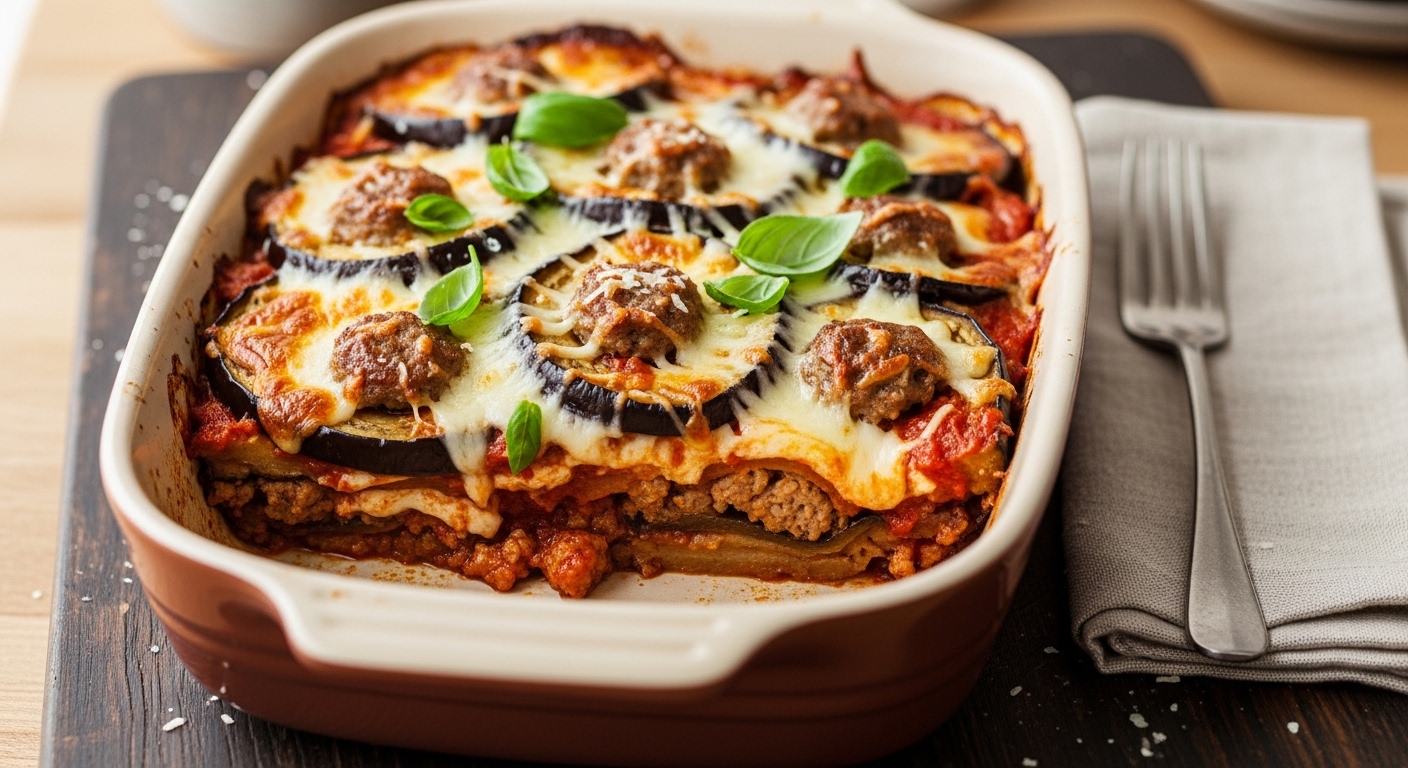 Keto Sausage Eggplant Bake: A Flavorful, Low-Carb Comfort Dish