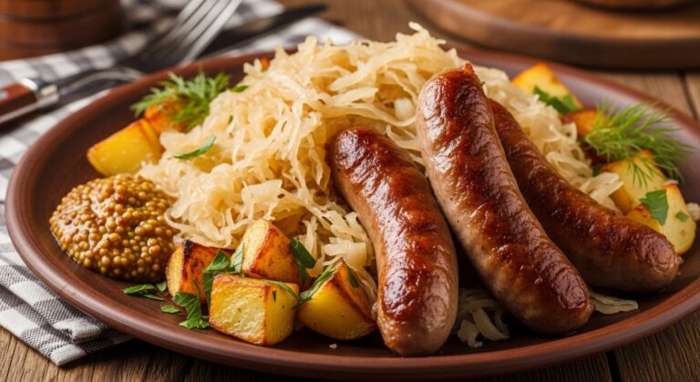 Sausage Sauerkraut Plate: A Hearty, Comforting Classic with Rich Flavor and Cultural Roots