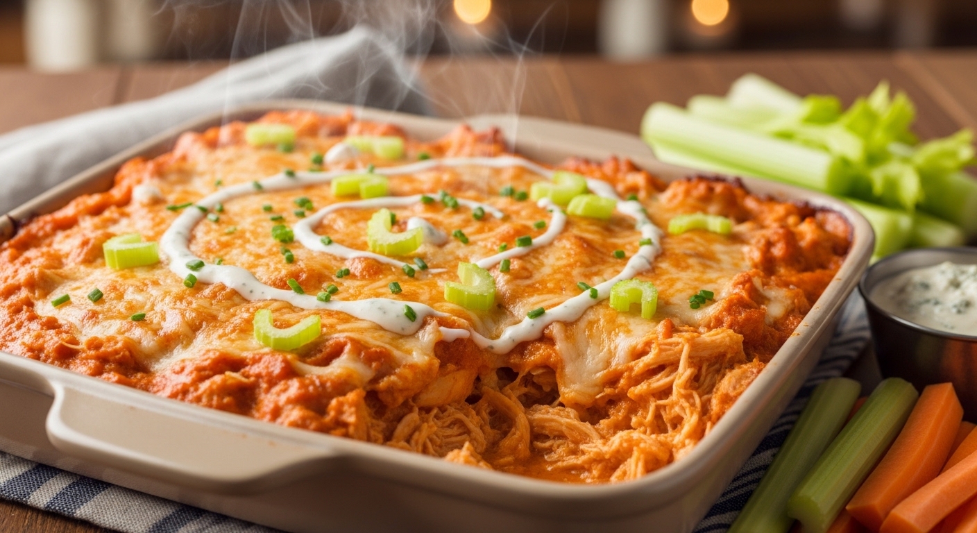 Keto Buffalo Chicken Casserole: A Flavor-Packed Low-Carb Comfort Dish