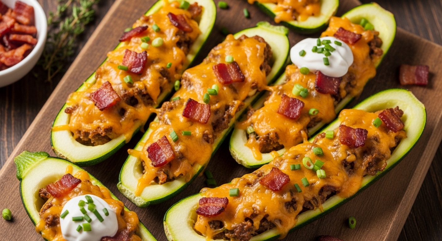 Keto Loaded Zucchini Skins: A Flavorful Low-Carb Twist on a Classic Comfort Food