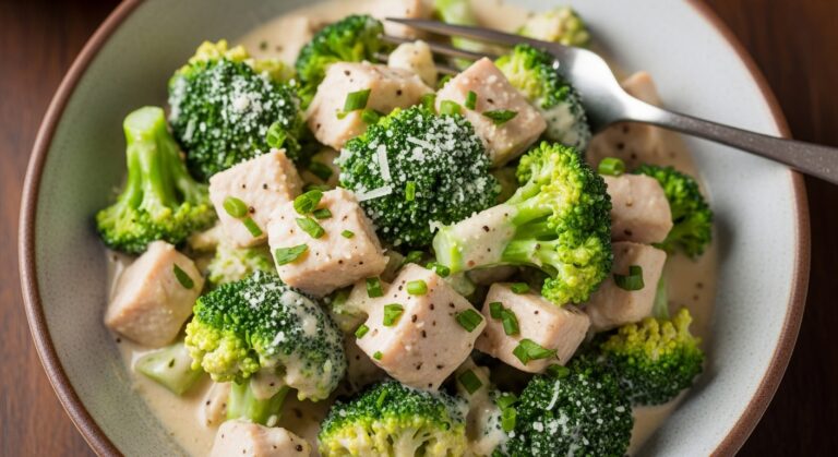 Keto Broccoli Chicken Alfredo Bowl: A Creamy, Low-Carb Comfort Meal
