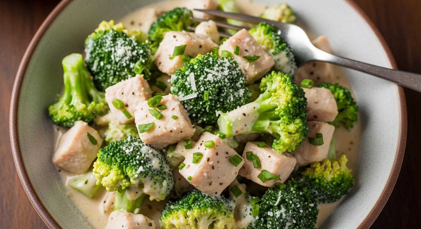 Keto Broccoli Chicken Alfredo Bowl: A Creamy, Low-Carb Comfort Meal