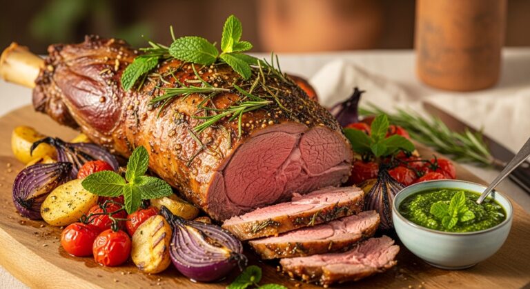 Roast Lamb with Mint: A Flavorful Mediterranean Classic You’ll Crave