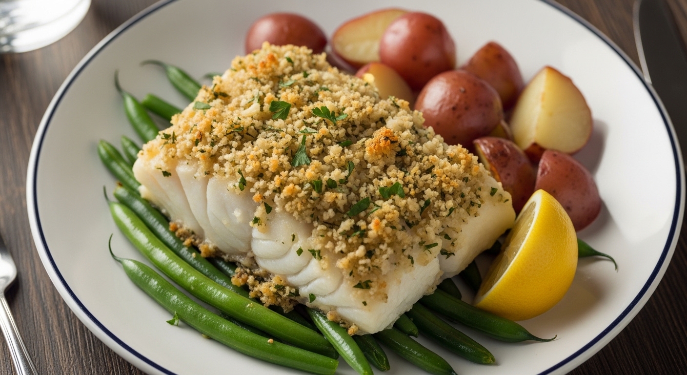 Boston Baked Cod Plate: A Timeless Seafood Classic