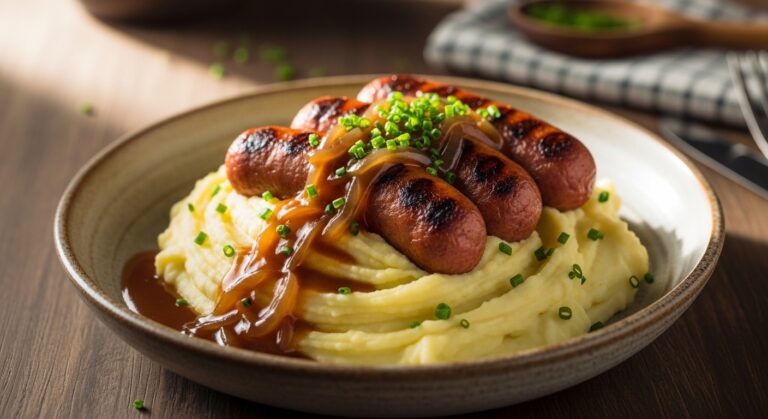 Veg Bangers and Mash: The Ultimate Comfort Food Comfort