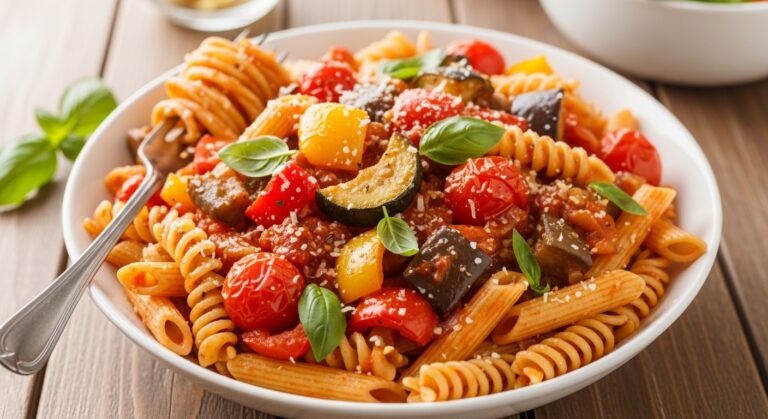 Ratatouille Pasta: A Hearty, Flavor-Packed Italian-Inspired Comfort Dish