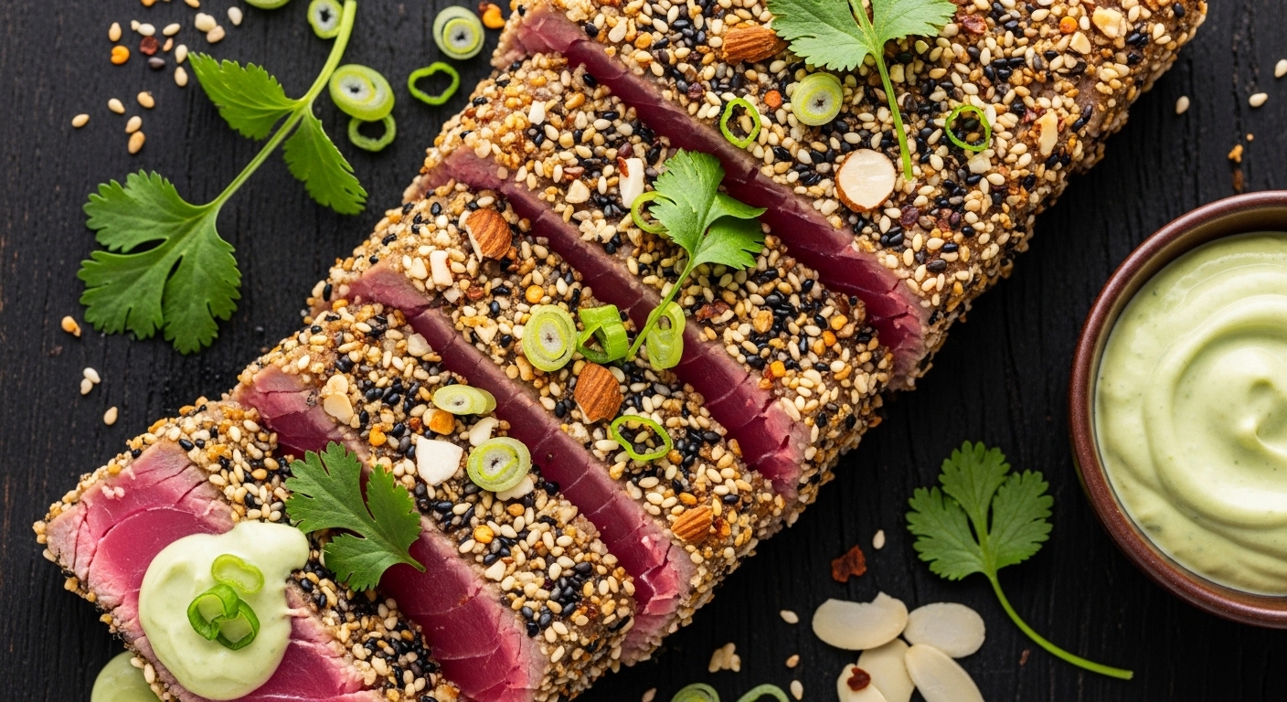 Keto Sesame Crusted Tuna: A Flavorful Low-Carb Delight