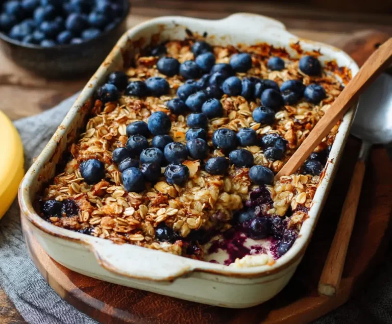 Blueberry Baked Oatmeal