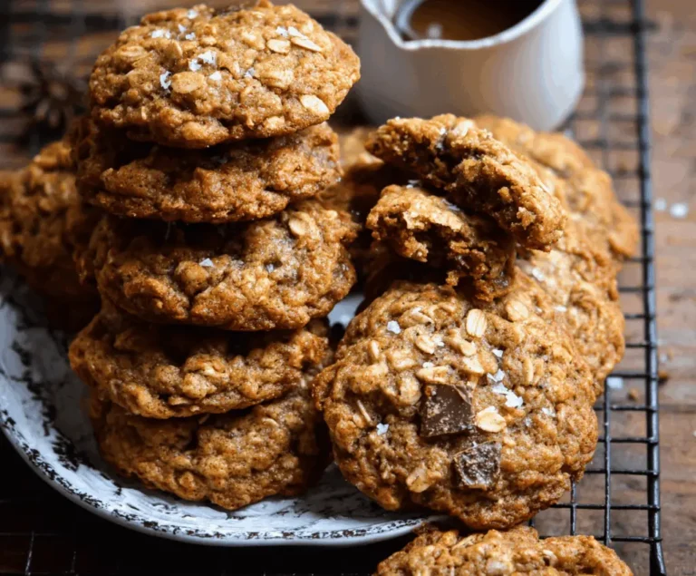 Brown Butter Pumpkin Oatmeal Cookies