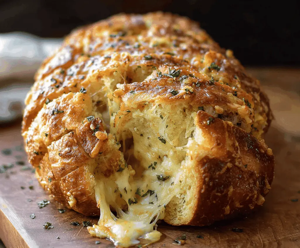 Cheesy Garlic Pull-Apart Bread, Party Favorite