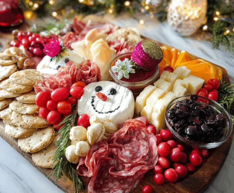 Christmas charcuterie board