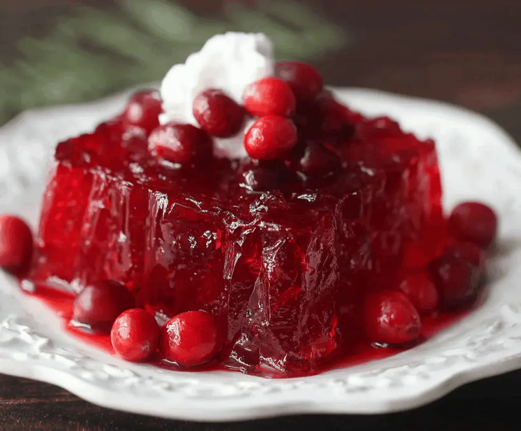 Cranberry jello salad