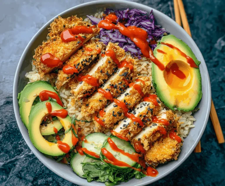 Crispy Chicken Japanese Katsu Bowls