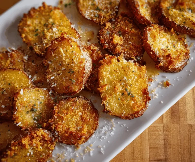 Crispy Parmesan Smashed Potatoes