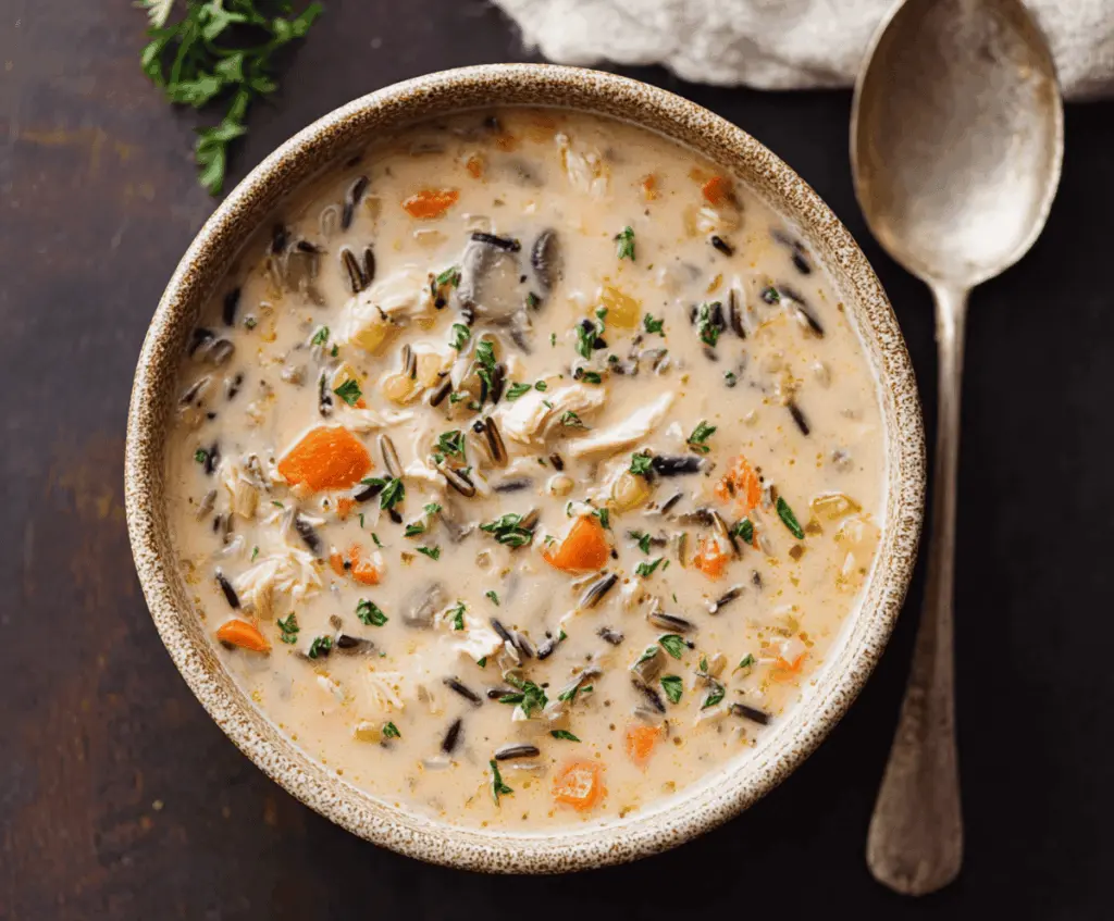 Crockpot Chicken and Wild Rice Soup